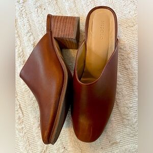 Nisolo All-Day Heeled Mules.